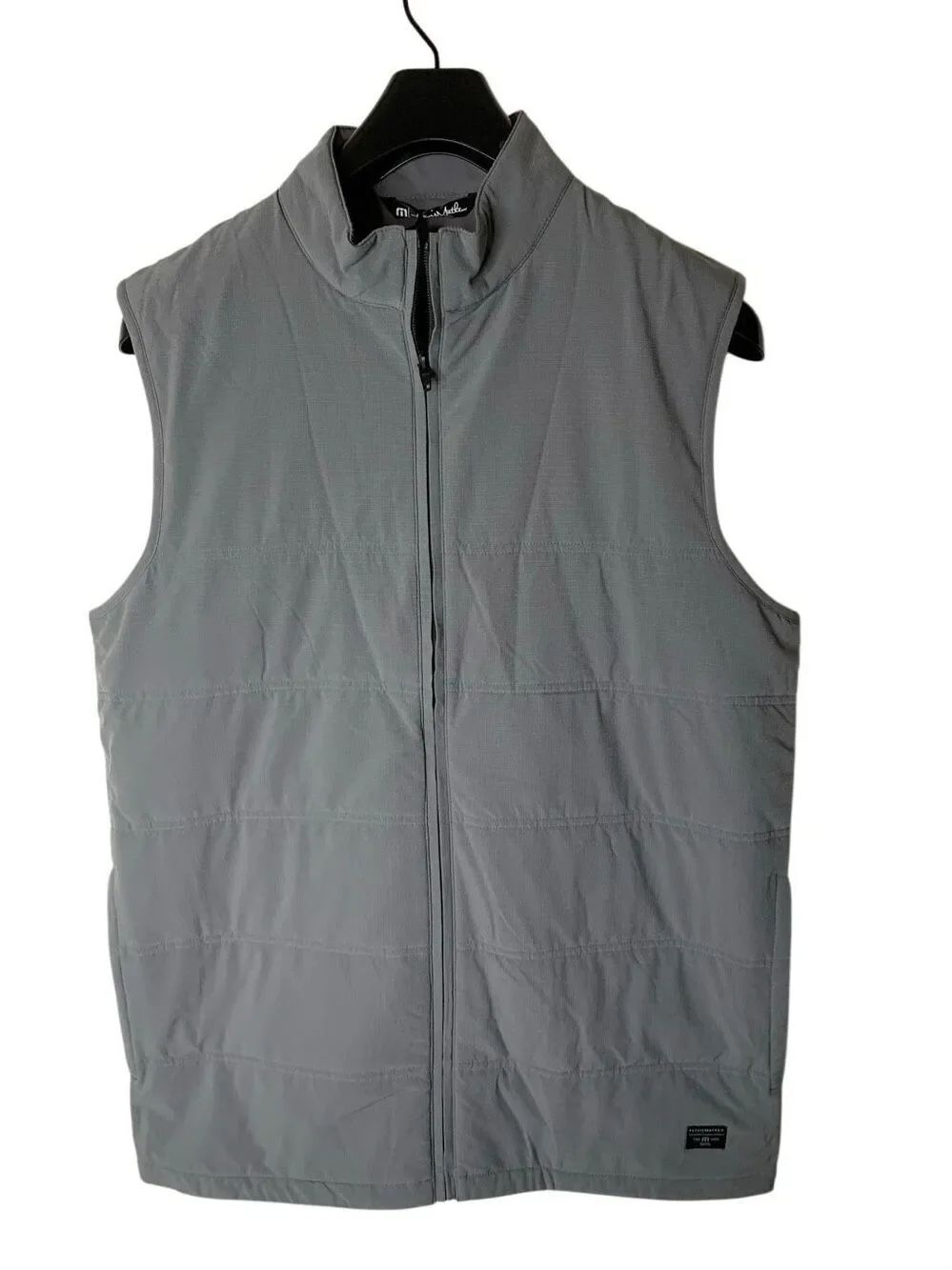 Travis Mathew Cold Bay Vest Quiet Shade Grey men's size medium NEW WITH TAGS